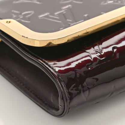 Louis Vuitton Vernis Rossmore MM Amarante 7 of 8