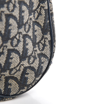 Christian Dior Monogram Mini Saddle Pochette Navy 9 of 9