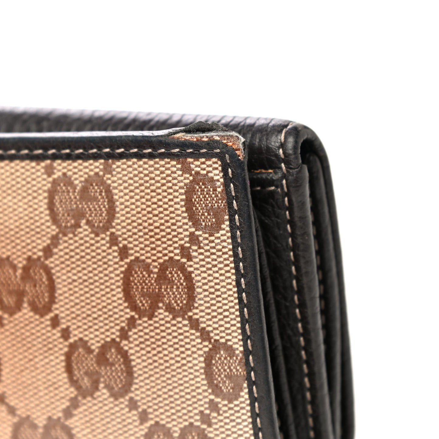 Calfskin Monogram Blondie Continental Wallet Dark Brown