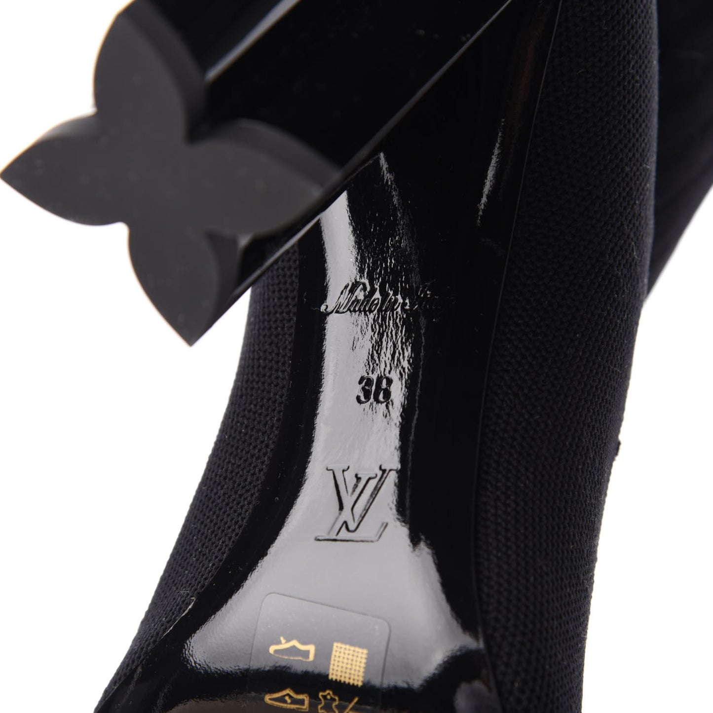 Stretch Fabric New Wave Silhouette Ankle Boots 38 Black