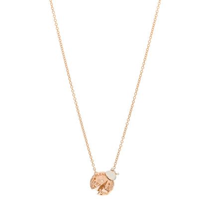 Tiffany 18K Rose Gold Sterling Silver Return to Tiffany Love Bugs Ladybug Pendant Necklace 1 of 5