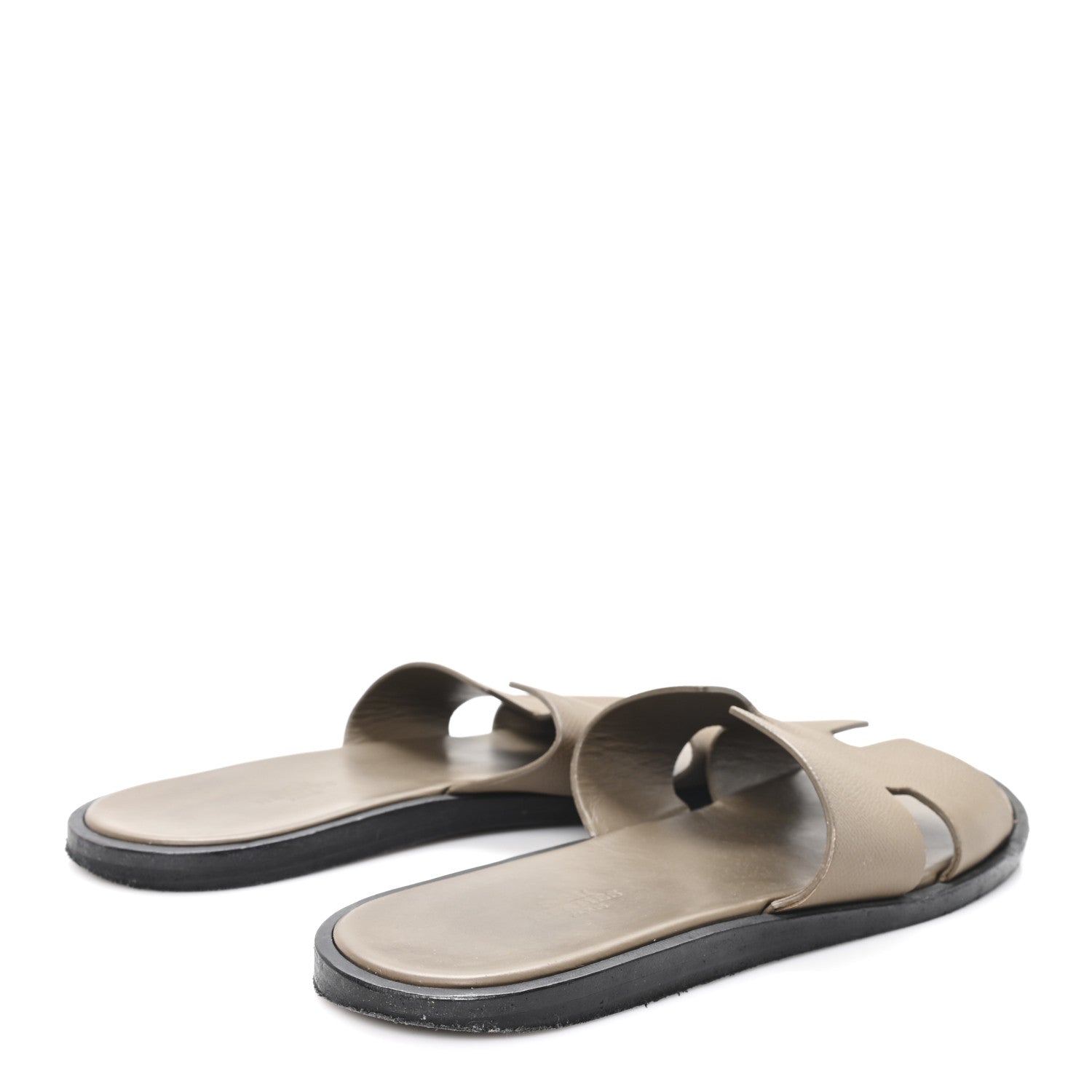 Hermes Epsom Mens Izmir Sandals 42 Etoupe 5 of 9
