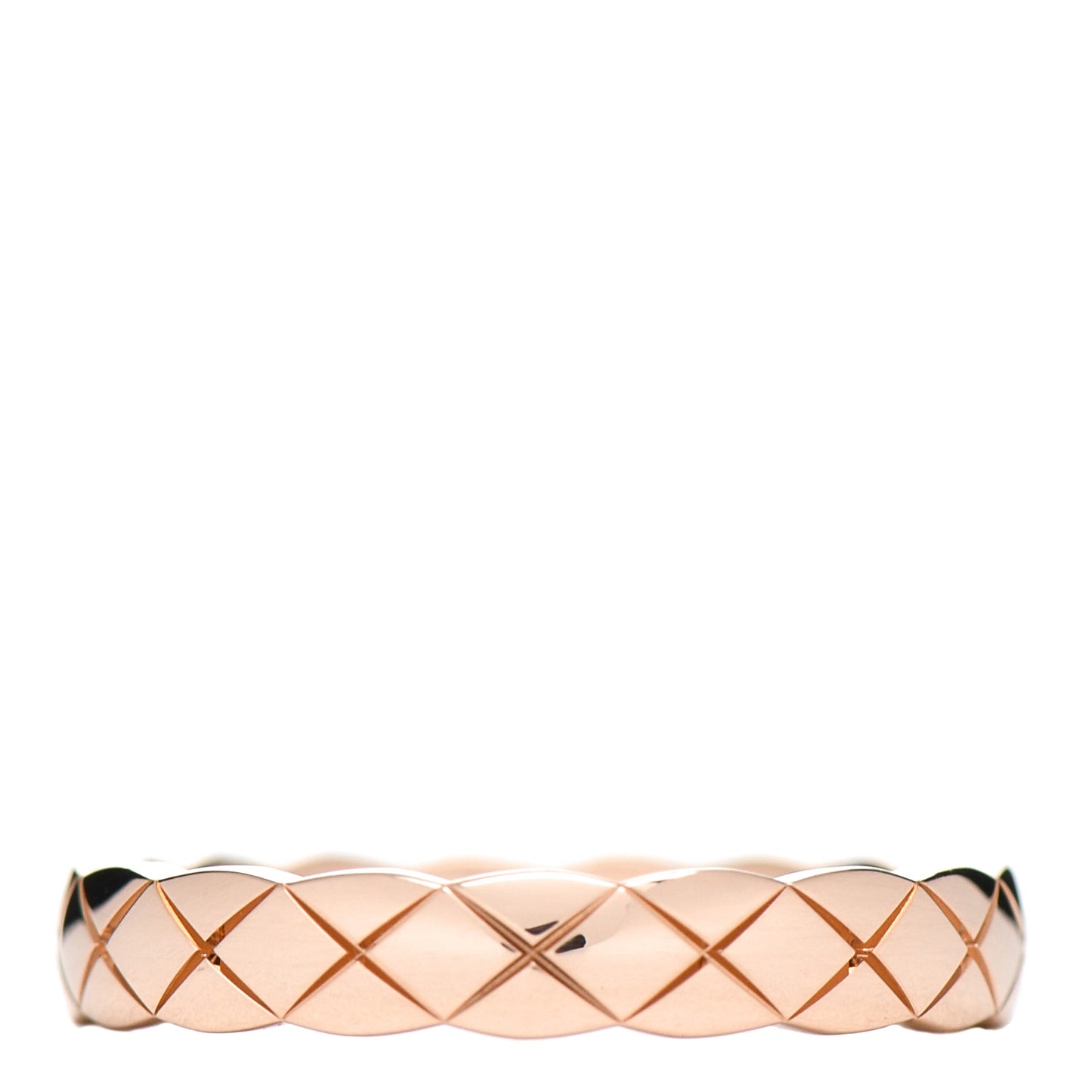 18K Beige Gold Mini Coco Crush Ring 48 4.5