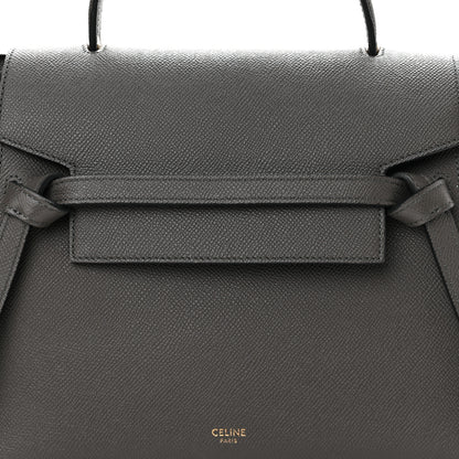 Celine Baby Grained Calfskin Micro Belt Bag Grey 9 of 11