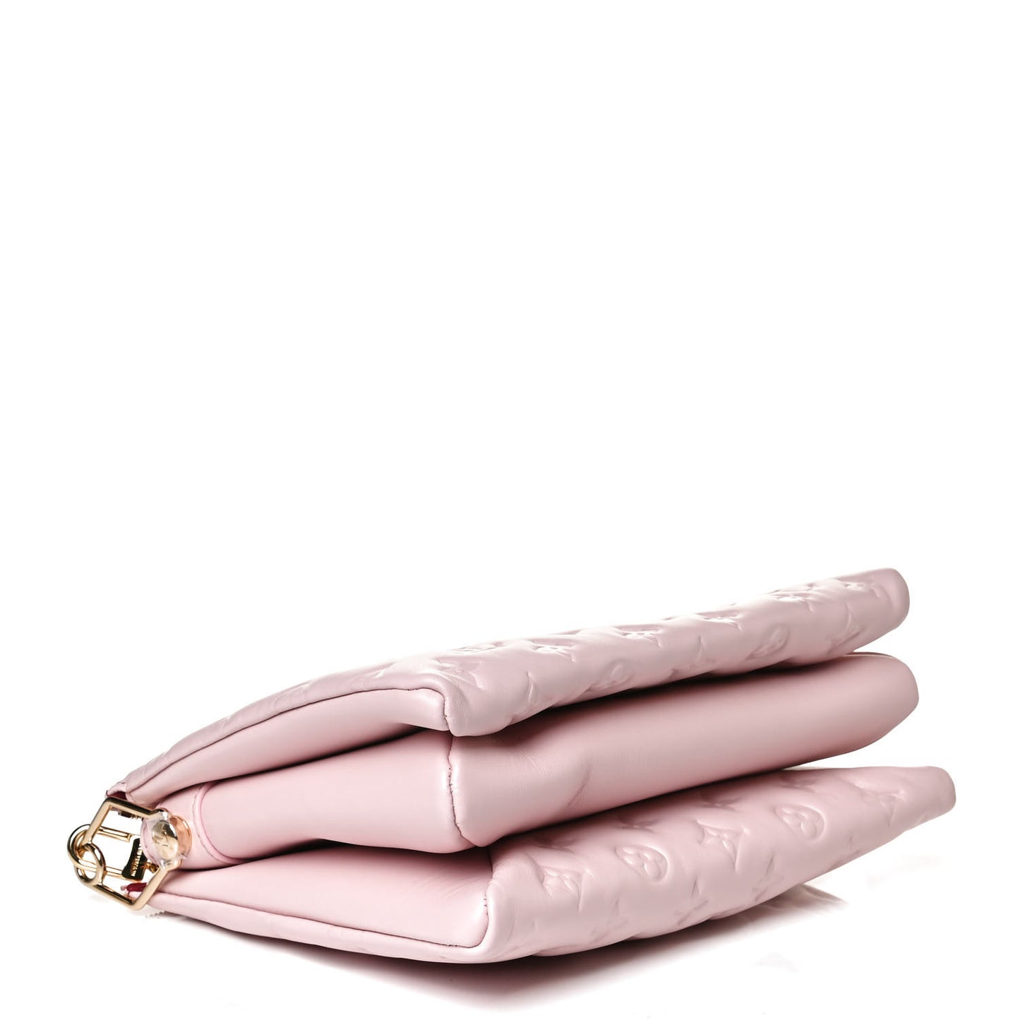 Lambskin Embossed Monogram Coussin PM Rose