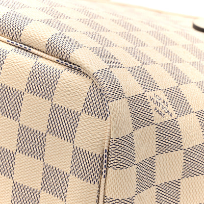 Louis Vuitton Damier Azur Braided Neverfull MM Pink 15 of 16