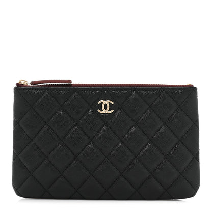 Chanel Caviar Quilted Cosmetic Case Black 1 of 10