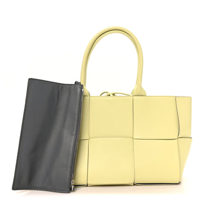 Bottega Veneta Nappa Maxi Intrecciato Small Arco Tote Lemon 3 of 10