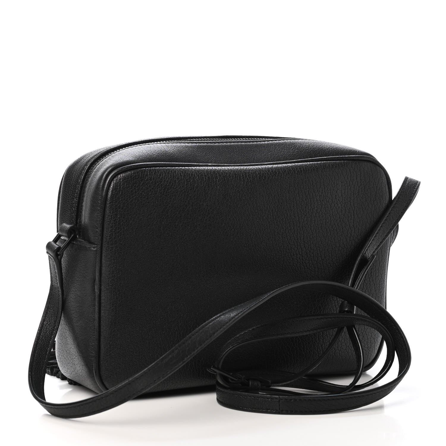 Saint Laurent Lambskin Monogram Small Lou Camera Bag Black 2 of 4