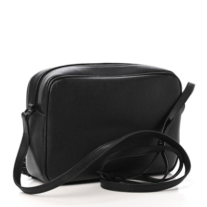 Saint Laurent Lambskin Monogram Small Lou Camera Bag Black 2 of 4