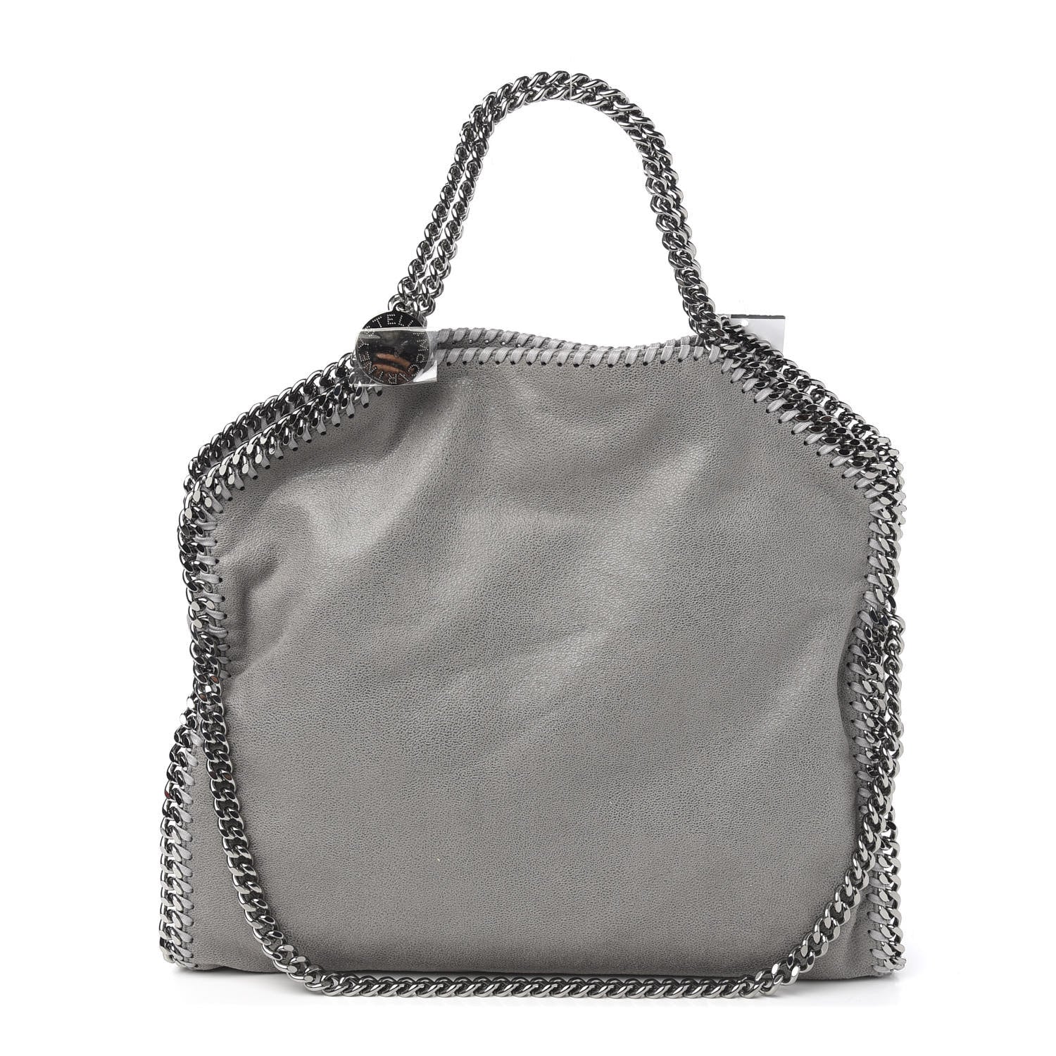 Stella McCartney Shaggy Deer Falabella Fold Over Tote Grey 1 of 9