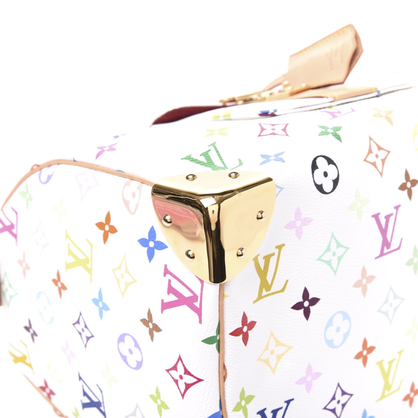 Monogram Multicolor Speedy 30 White
