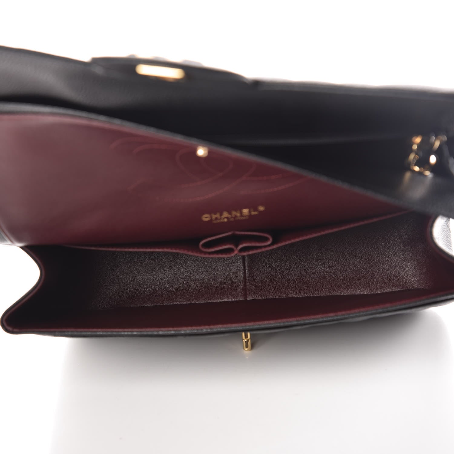 Chanel Caviar Quilted Jumbo Double Flap Black 5 of 9