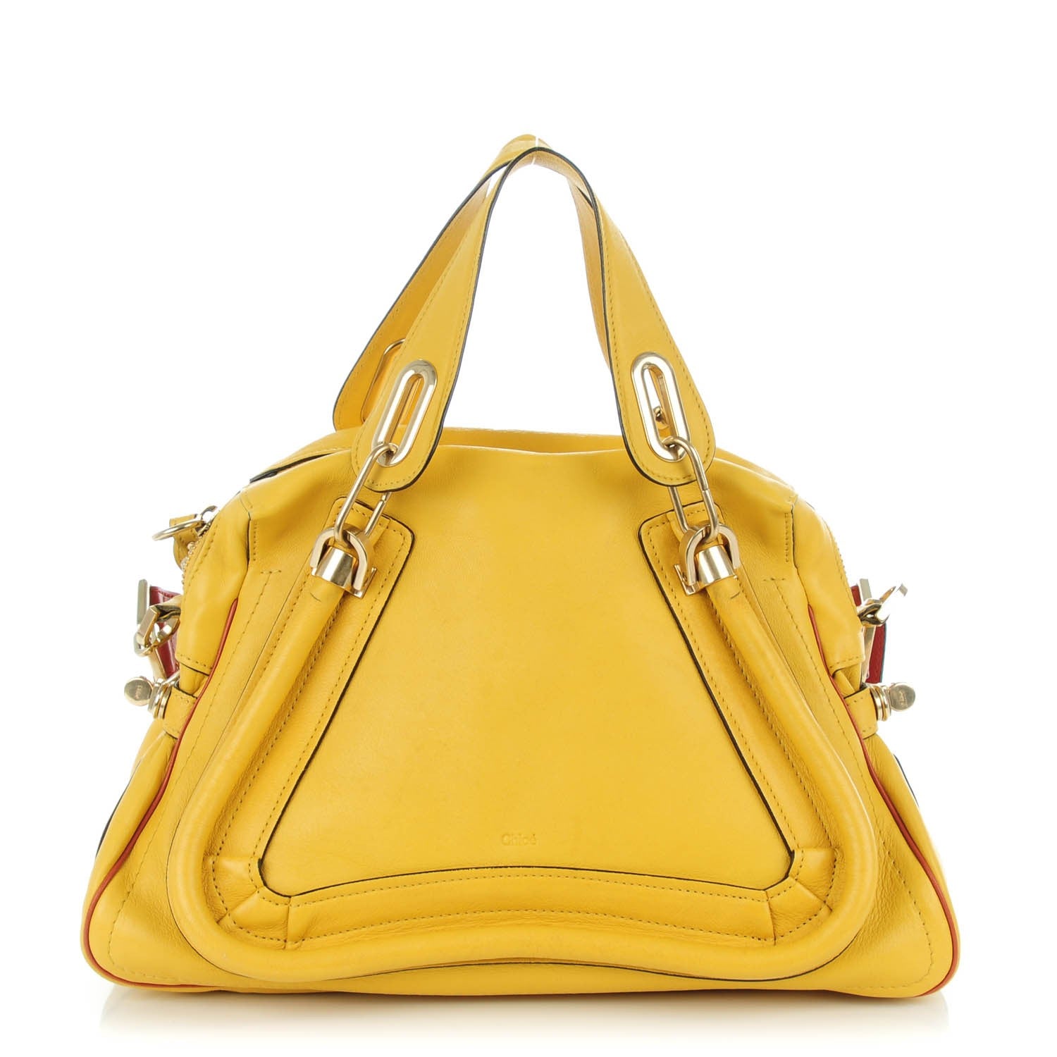 Chloe Calfskin Medium Military Paraty Mimosa 1 of 8