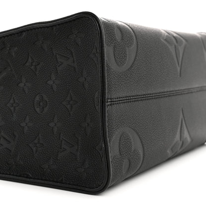 Louis Vuitton Empreinte Monogram Giant Onthego MM Black 8 of 12