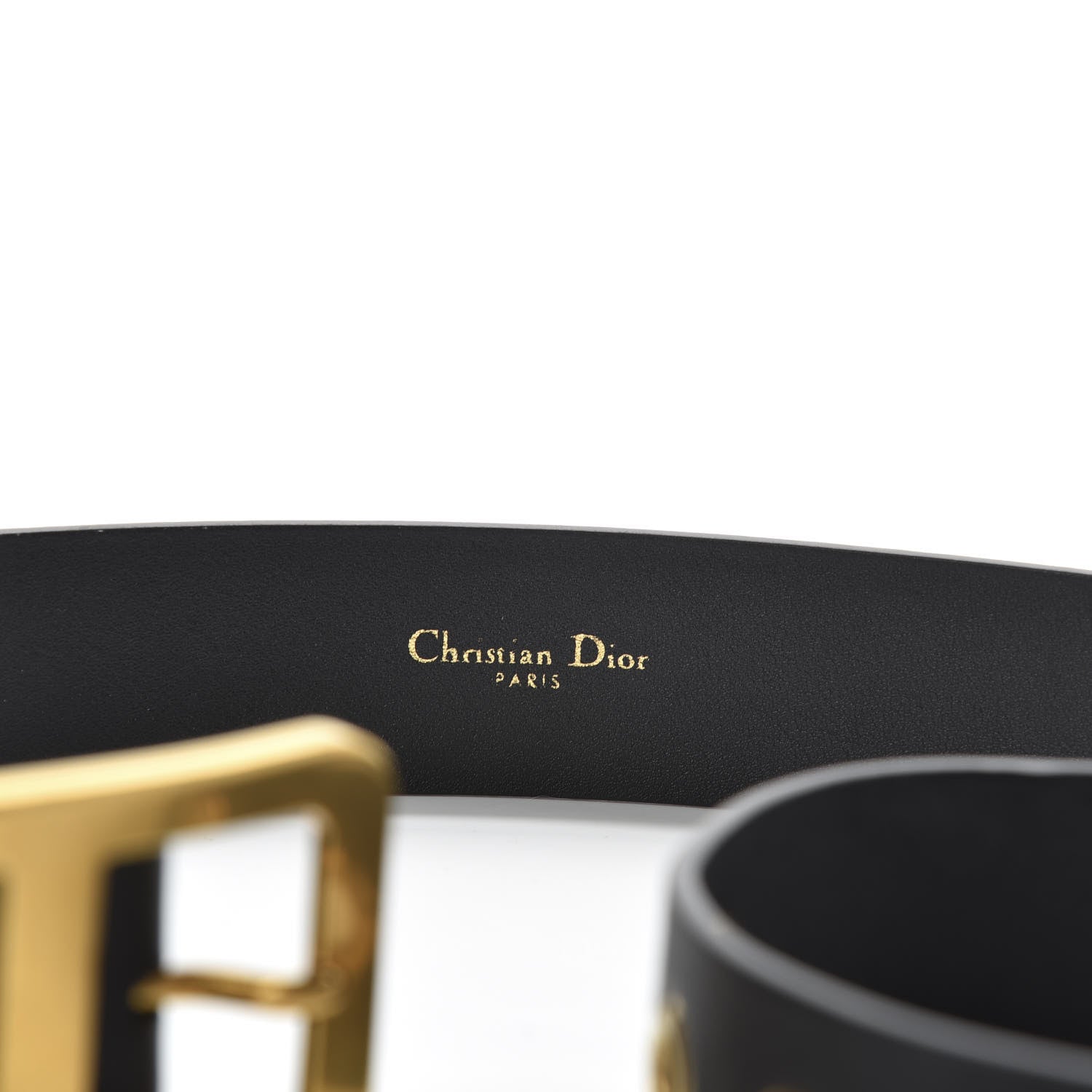 Christian Dior Calfskin Diorquake Belt 75 Black 4 of 5