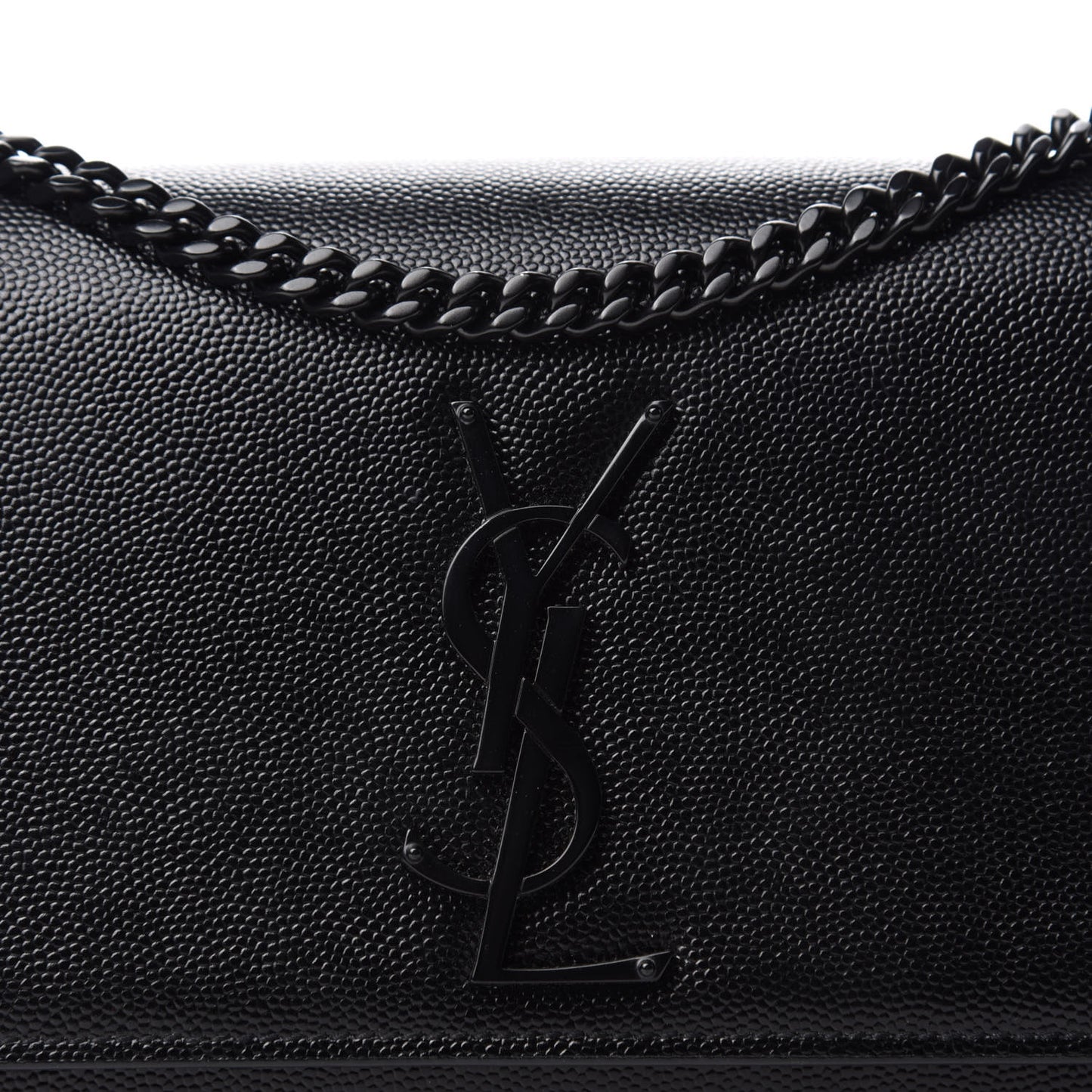 Grain De Poudre Small Monogram Kate Satchel Black