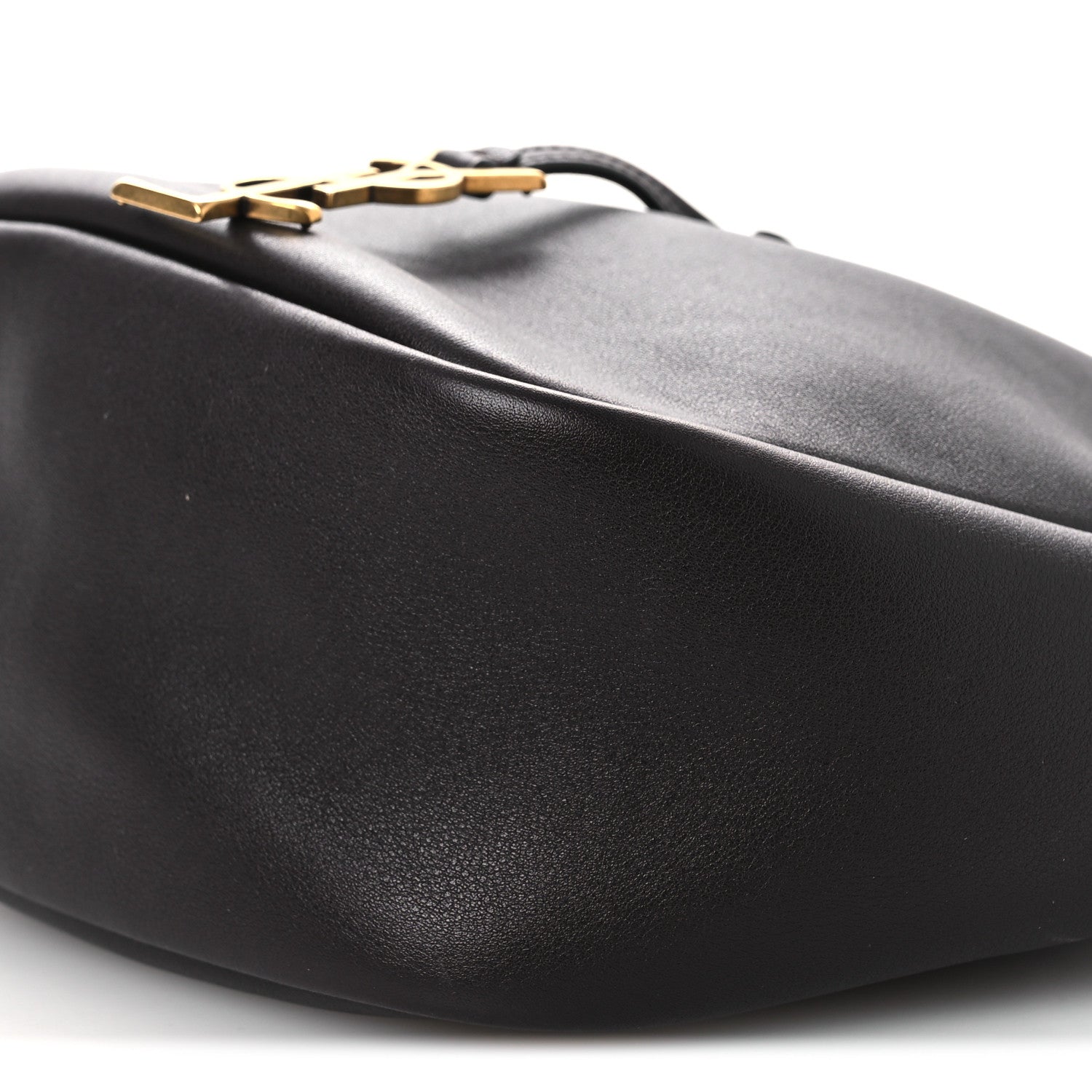 Saint Laurent Calfskin Cassandre Supple Bucket Bag Black 10 of 10