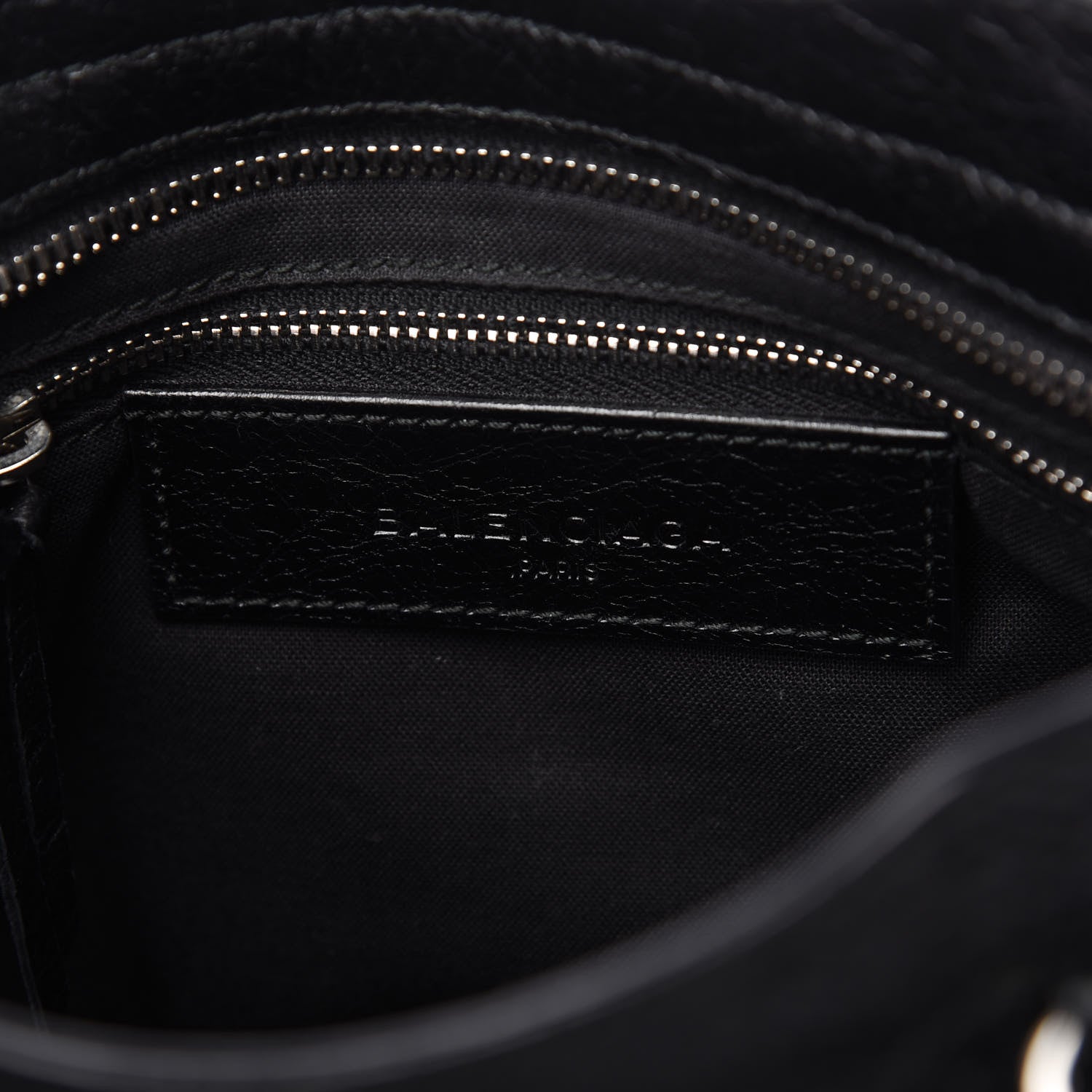 Balenciaga Agneau Classic Silver Hardware Mini City Black 8 of 9