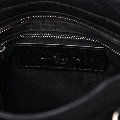 Balenciaga Agneau Classic Silver Hardware Mini City Black 8 of 9