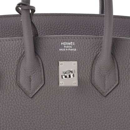 Hermes Togo Birkin 25 Etain 23 of 37