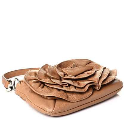 Saint Laurent Calfskin Nadja Shoulder Bag Tan 4 of 8