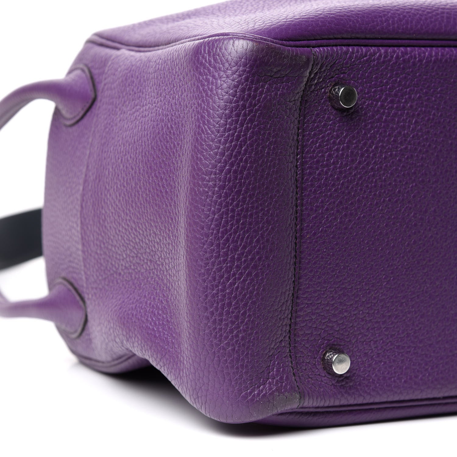 Hermes Taurillon Clemence Eclat Lindy 30 Ultraviolet Bleu Obscur 7 of 9