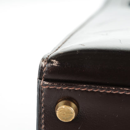 Hermes Box Kelly Sellier 32 Chocolate 22 of 25