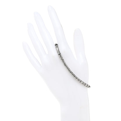 Louis Vuitton Monogram Paradise Bracelet Black Silver 2 of 7