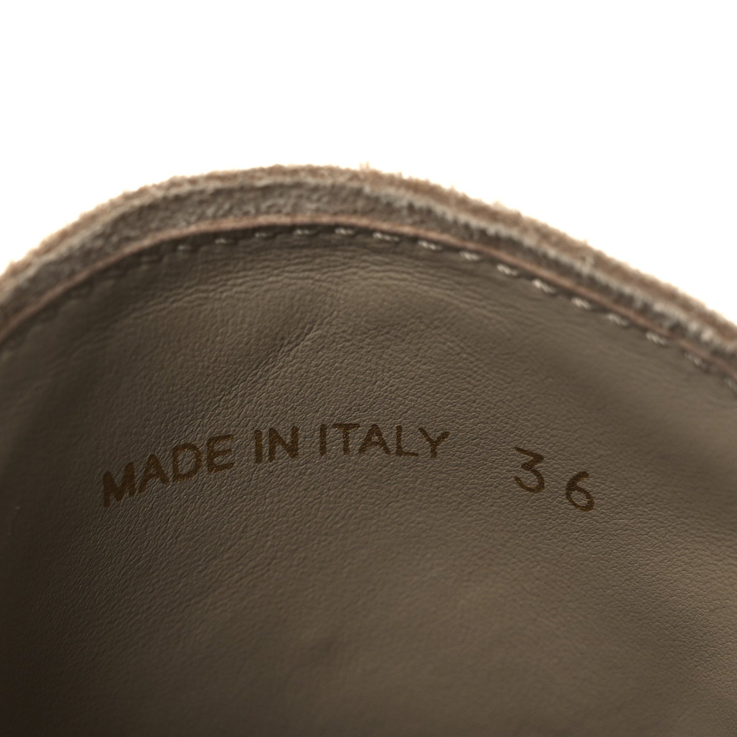 Suede Scamosciato Triangle Logo Mules 36 Deserto