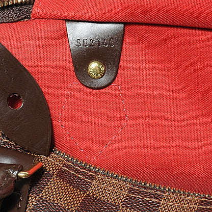 Louis Vuitton Damier Ebene Speedy 30 7 of 7