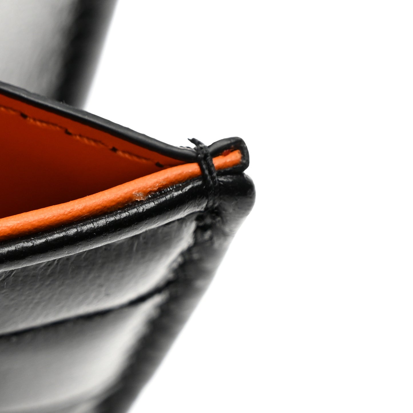 Lambskin Micro Quilted Hannah Wallet On Chain Black