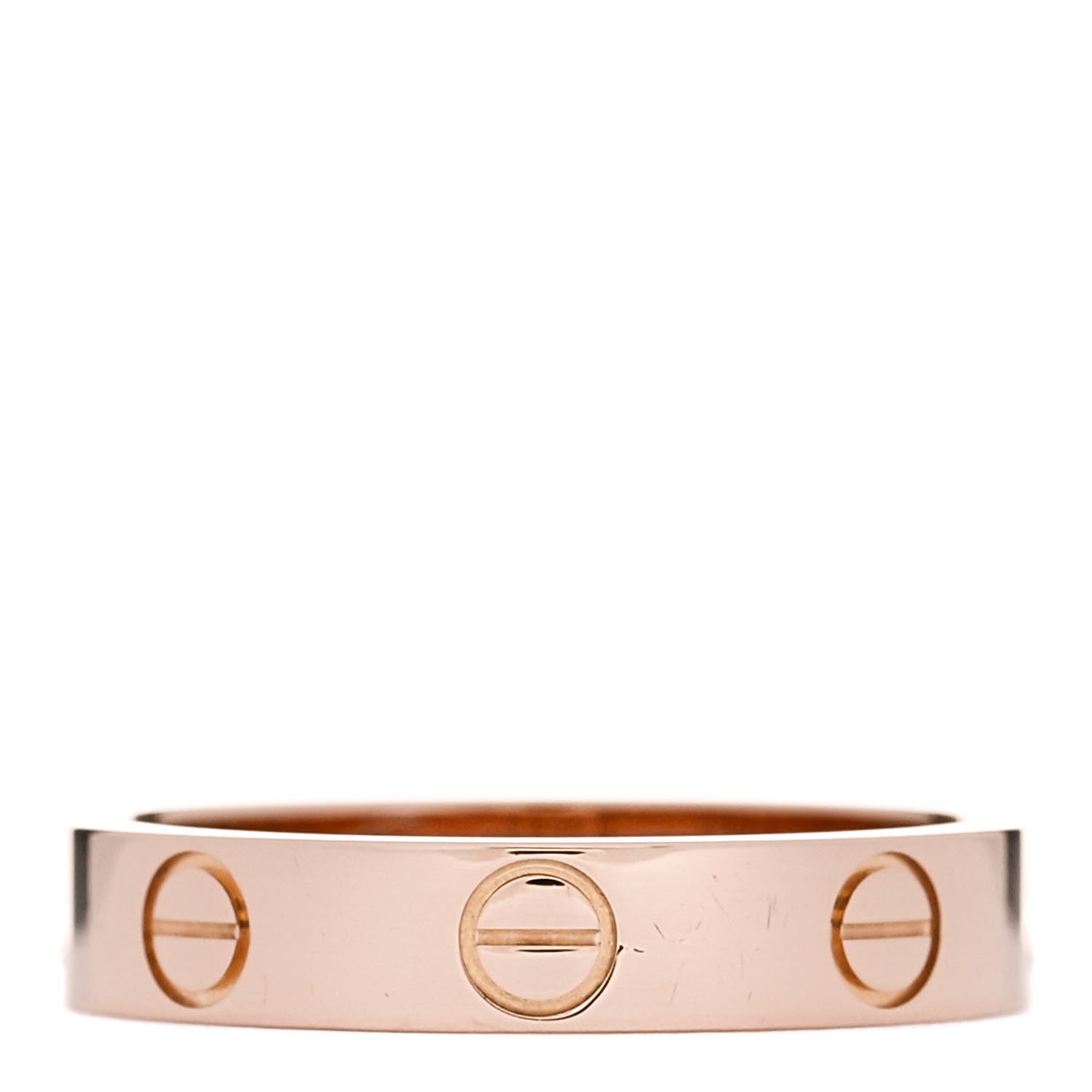 Cartier 18K Pink Gold 3.5mm LOVE Wedding Band Ring 50 5.25 1 of 4