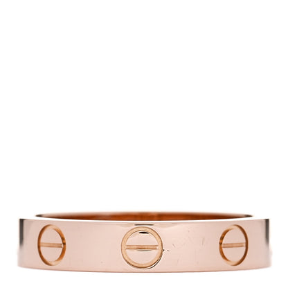 Cartier 18K Pink Gold 3.5mm LOVE Wedding Band Ring 50 5.25 1 of 4