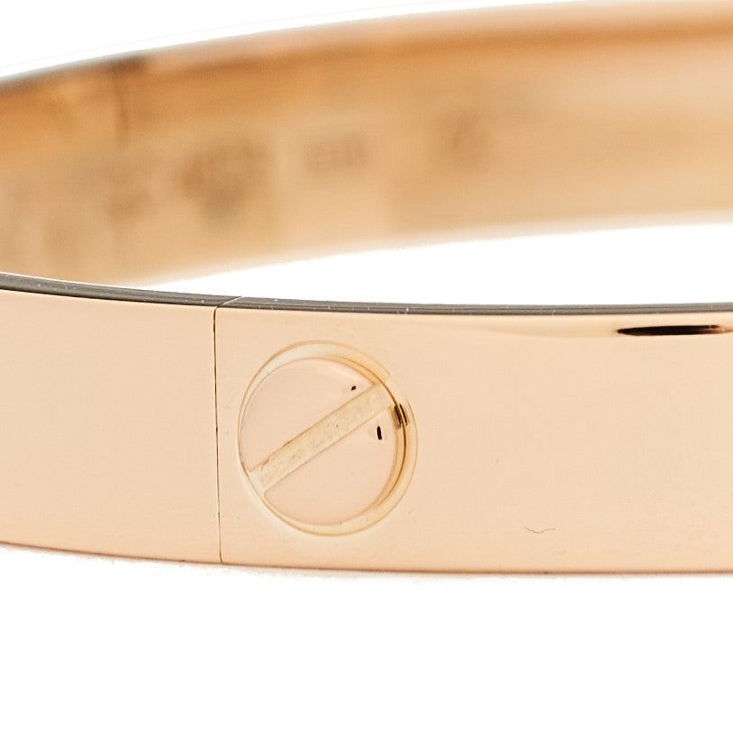 18k Pink Gold Love Bracelet 16