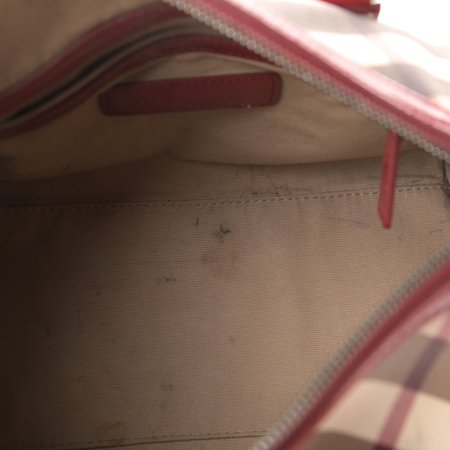 Burberry Patent Nova Check Chester Bowling Bag Raspberry Sorbet 13 of 19
