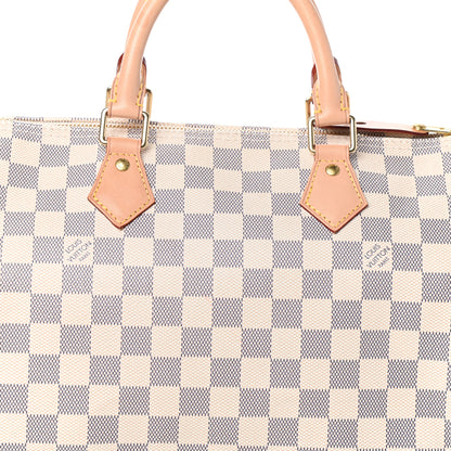 Louis Vuitton Damier Azur Speedy 30 7 of 9