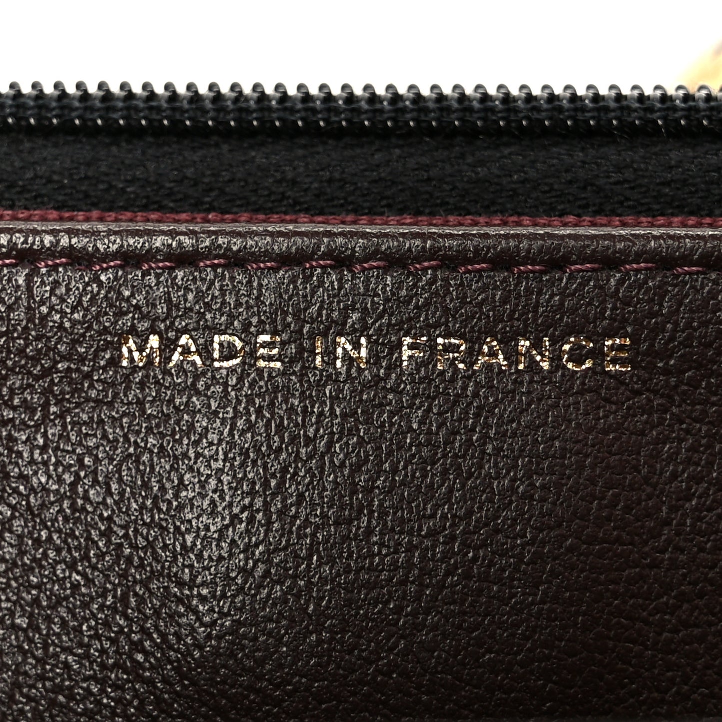 Lambskin Quilted Wallet On Chain WOC Black