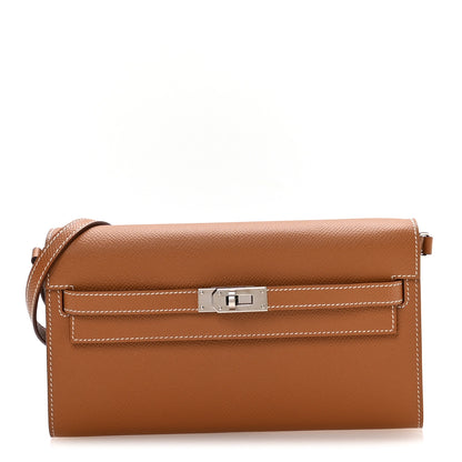 Hermes Epsom Kelly Wallet To Go Gold 1 of 8