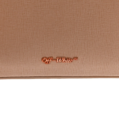 Off-White Saffiano Striped Mini Diag Bag Nude White 20 of 21