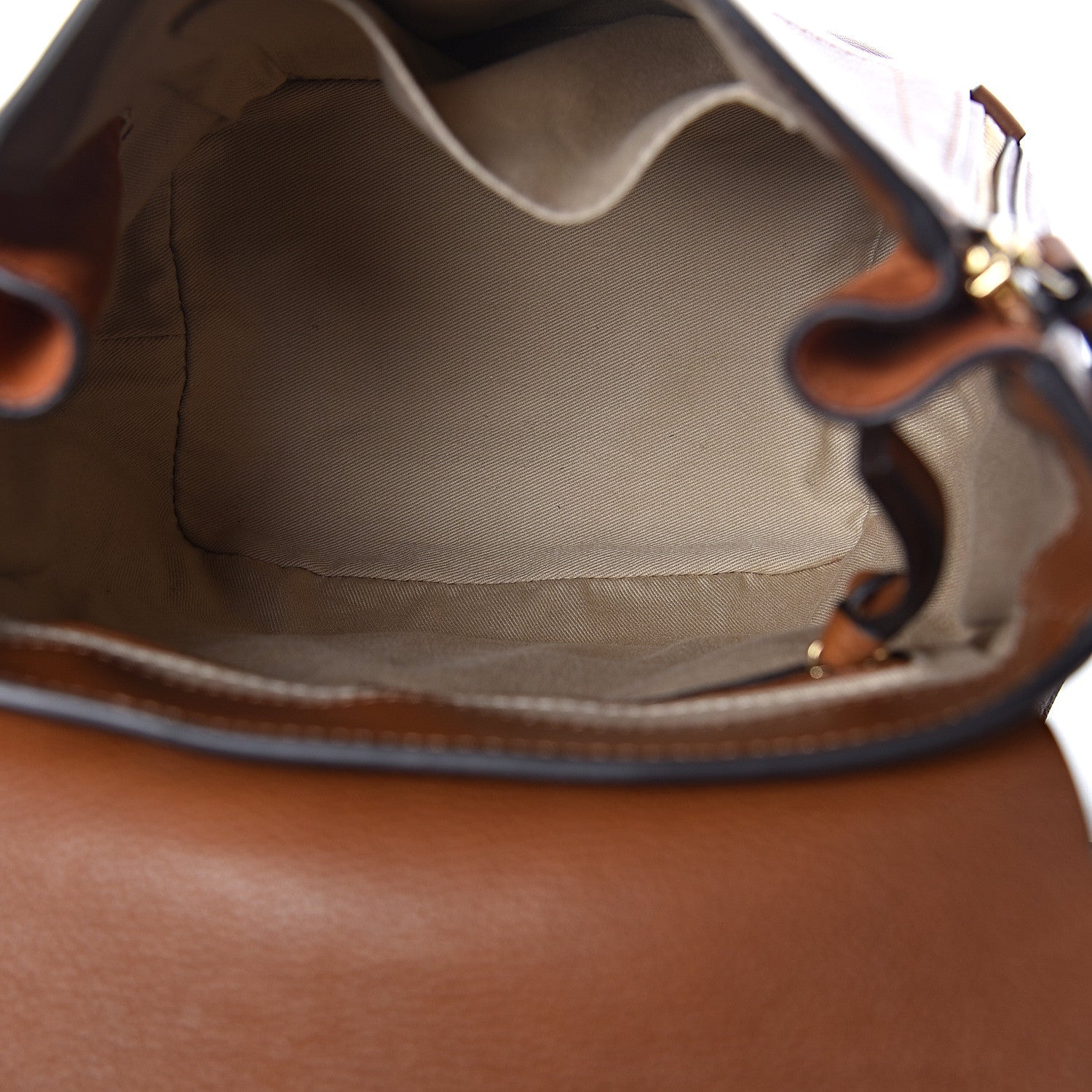 Chloe Suede Calfskin Medium Faye Backpack Tan 6 of 11