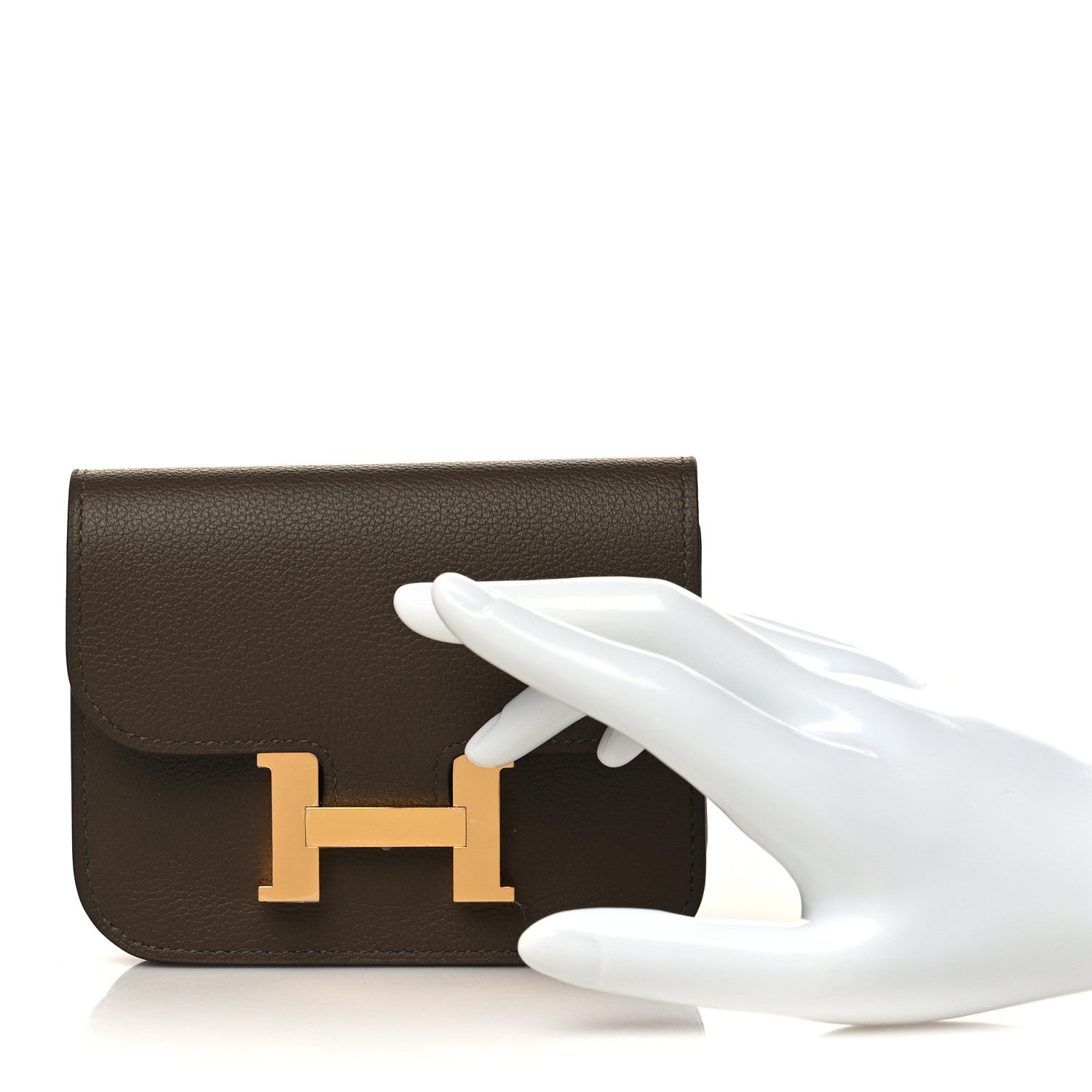 Hermes Evercolor Verso Constance Slim Wallet Toundra Beton 3 of 9