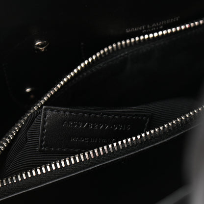 Saint Laurent Grained Calfskin Small Sac De Jour Black 7 of 11