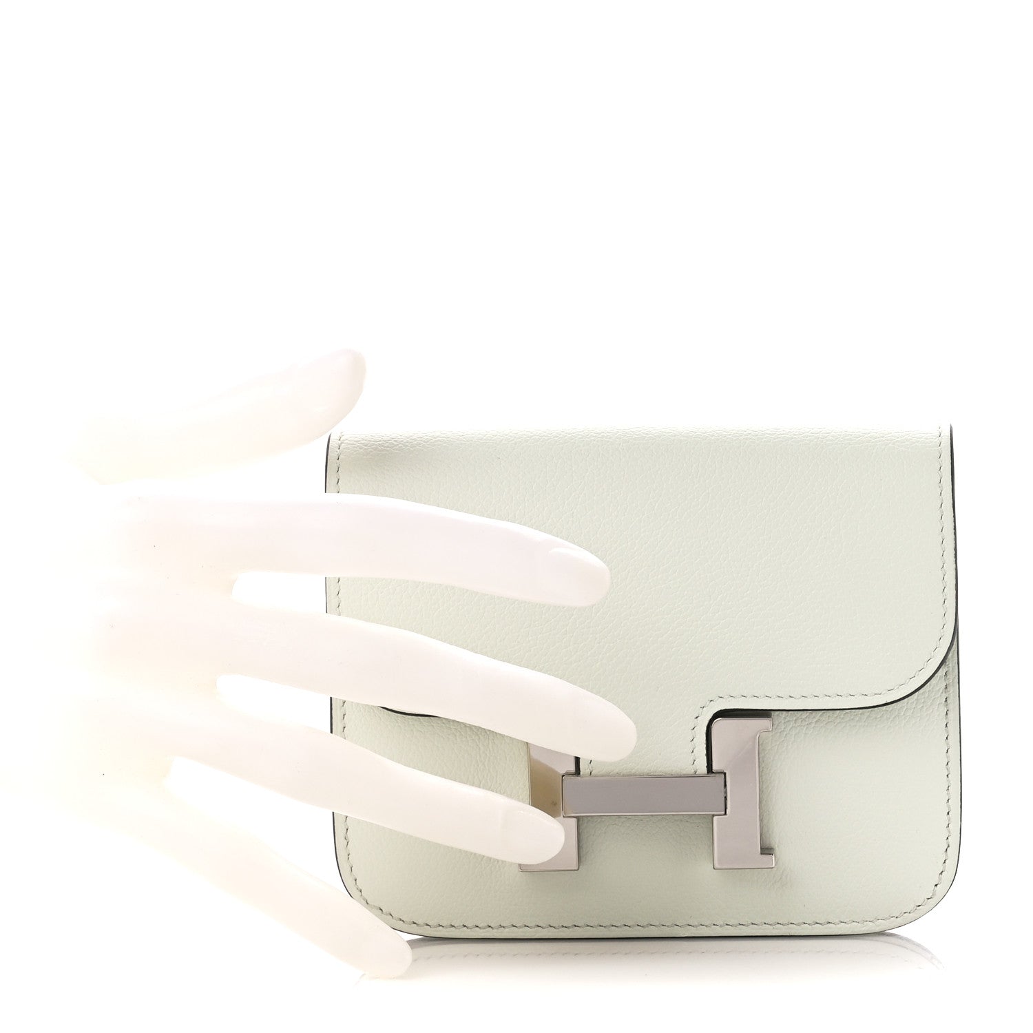Hermes Evercolor Constance Slim Wallet Vert Fizz 2 of 14