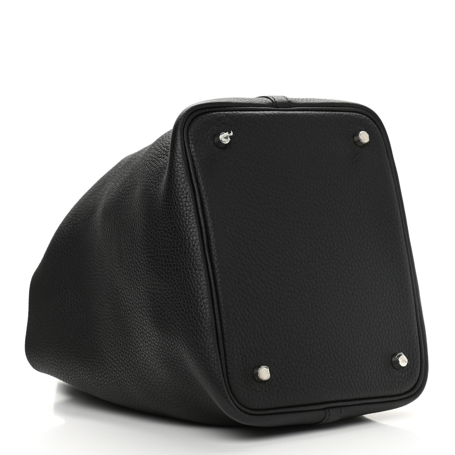Hermes Taurillon Clemence Picotin Lock 22 MM Black 3 of 11