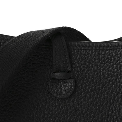 Hermes Taurillon Clemence Evelyne TPM Black 7 of 10