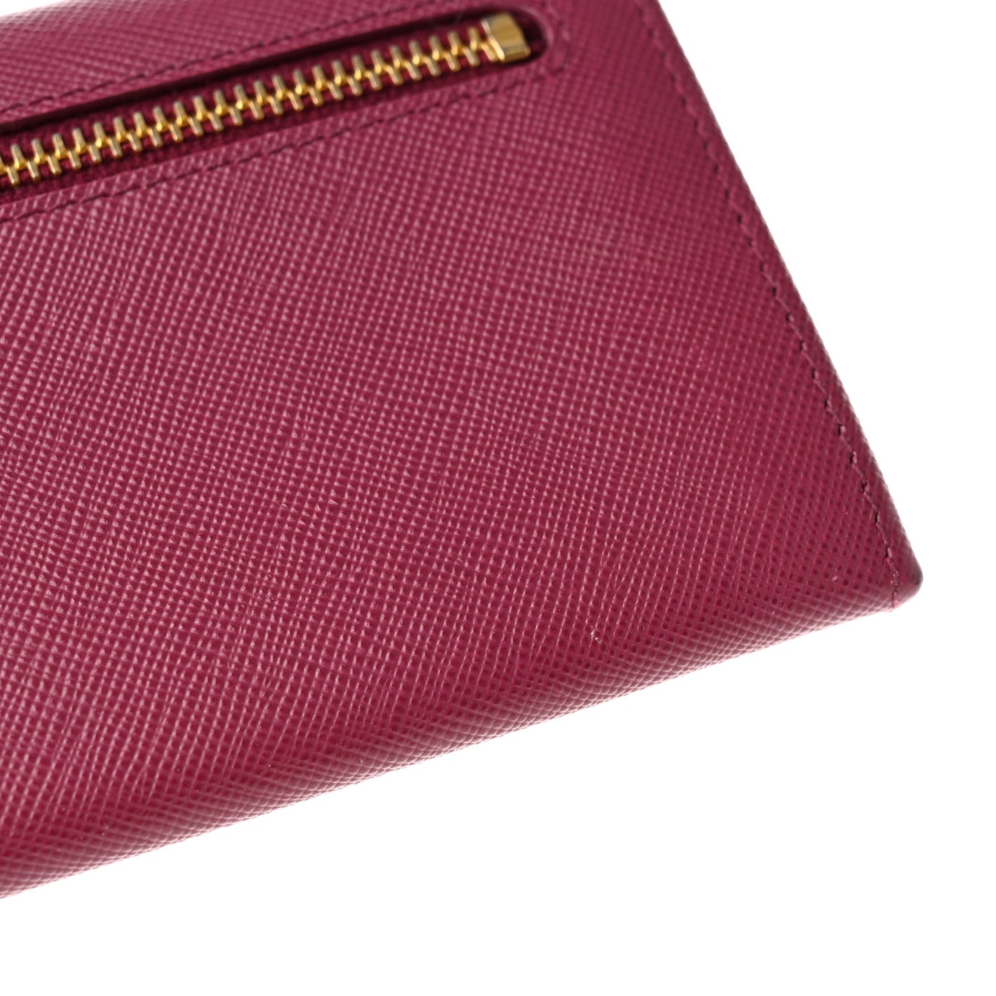 Saffiano Metal Continental Flap Wallet Ametista