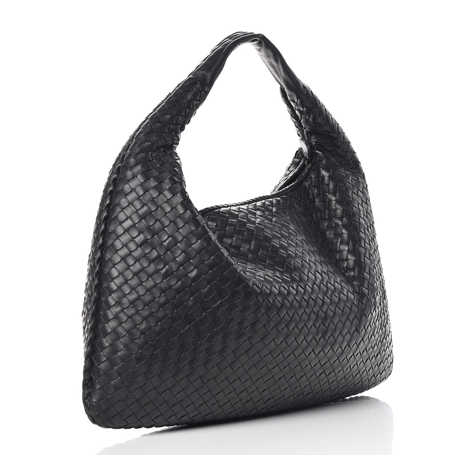 Bottega Veneta Nappa Intrecciato Large Veneta Hobo Black 3 of 13