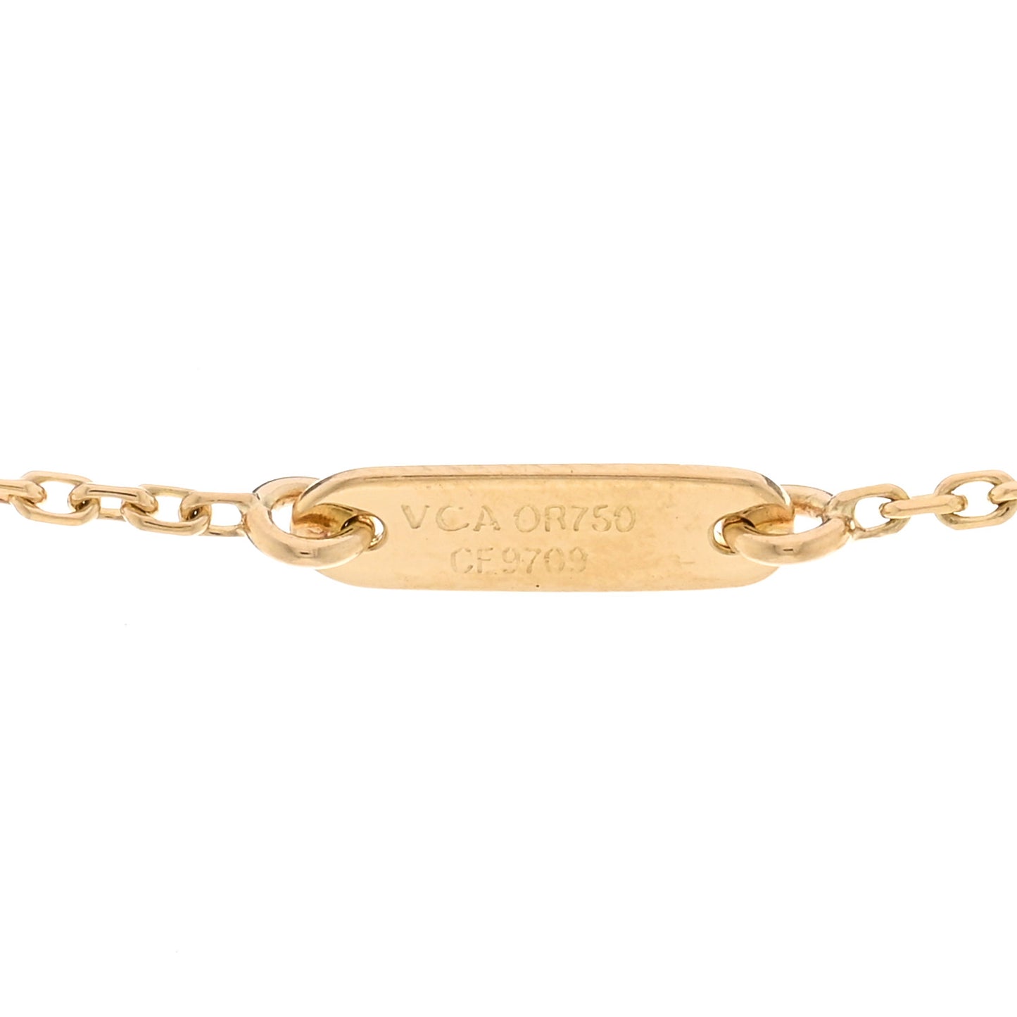 18K Yellow Gold Diamond Fleurette Pendant Necklace