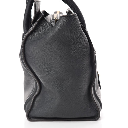 Celine Drummed Calfskin Mini Luggage Anthracite 15 of 18